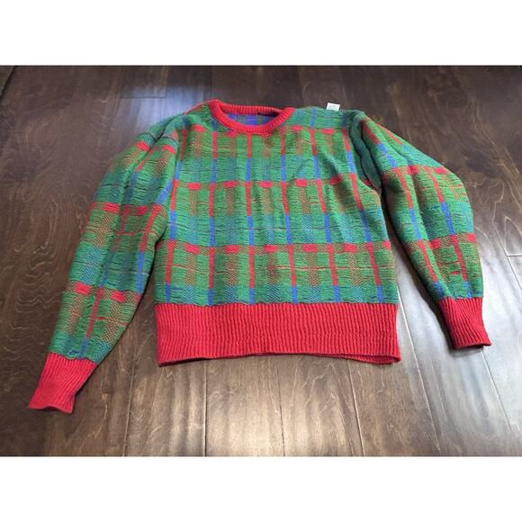 Vintage Jantzen Coogi Style Sweater Men’s Size Large Cable Knit Made in USA - Picture 8 of 11